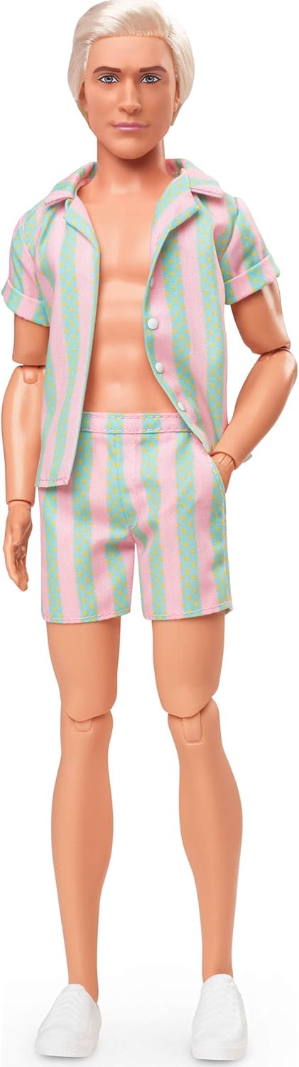 BARBIE Toy Doll the Movie Ken with Surfboard
