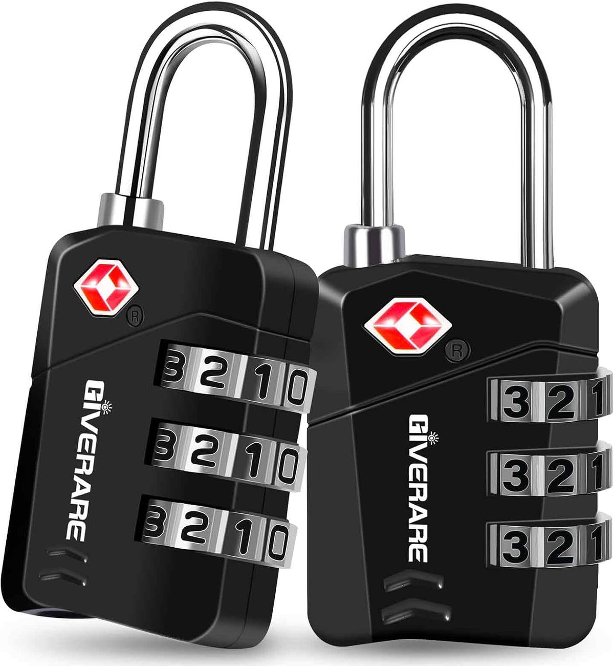 Travel Lock Giverare 2PC Tsa Luggage