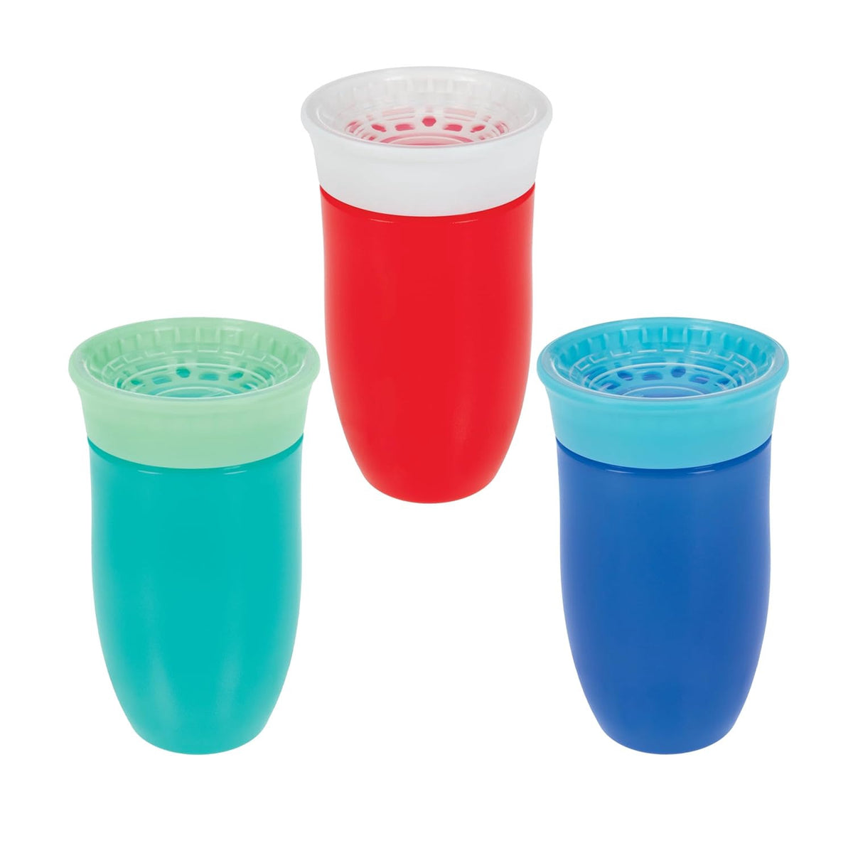 NUBY Baby Wonder Cup 3PACK W/ 360 Smart Edge
