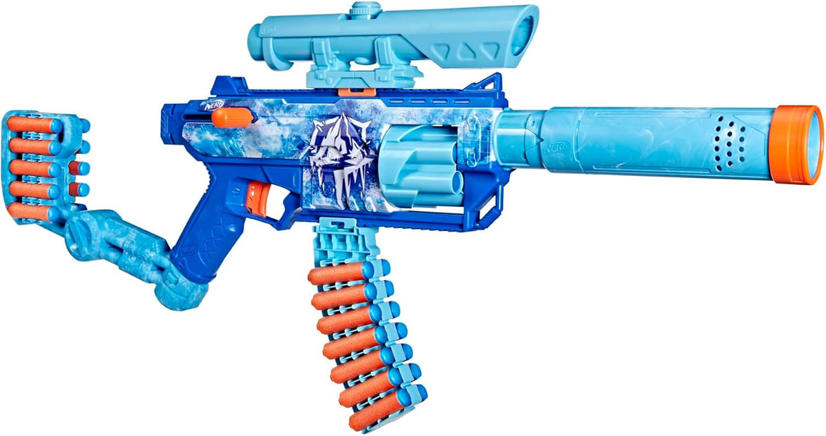 NERF Toy Loadout Frostfusion Blaster 4 Interchangeable Attachment
