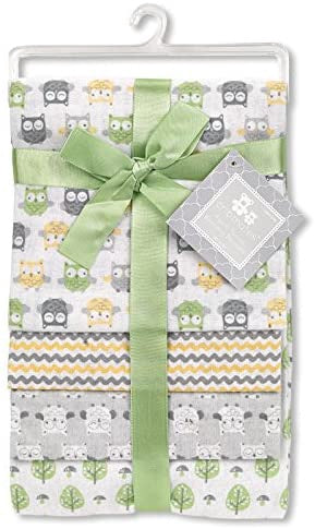 CRIBMATES Baby Receiving Blankets CM41299 4PCS Set