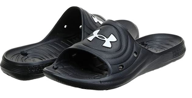 UNDER ARMOUR Footwear Men Locker Camo Slide Sandal Black