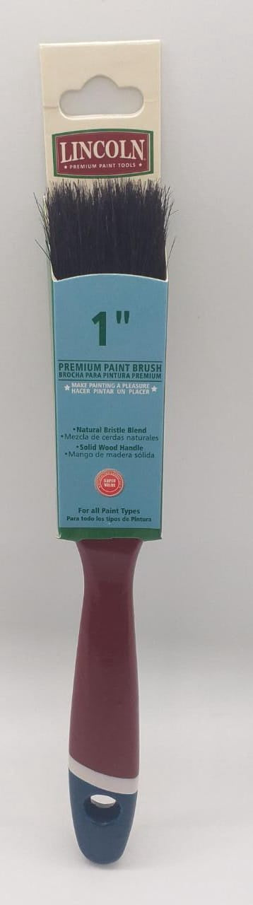 LINCOLN Paint Brush 1" LNA1003 Wood Handle