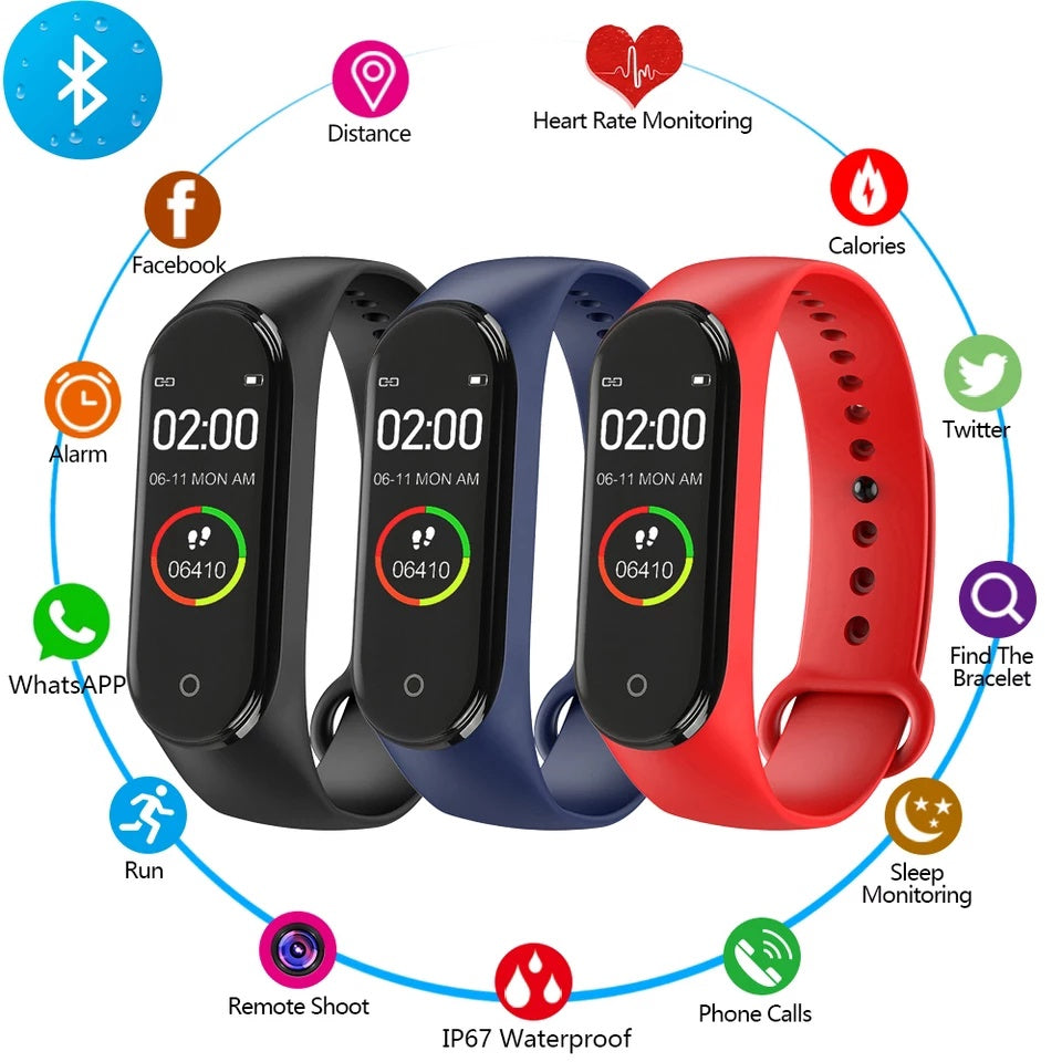 GENERIC Watch Smart Bracelet M4 A Partner to Monitor