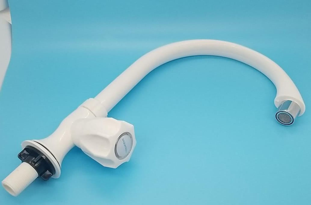 AQUAFINA BLUE Goose Neck Faucet 1/2" Plastic Aquafina A-GS-F02P