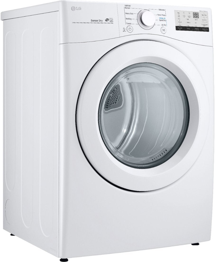 LG Dryer DLE3400W Electric English Panel