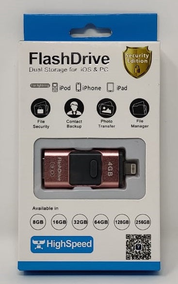 Computer Flash Drive 4GB USB 3.0 Lightning