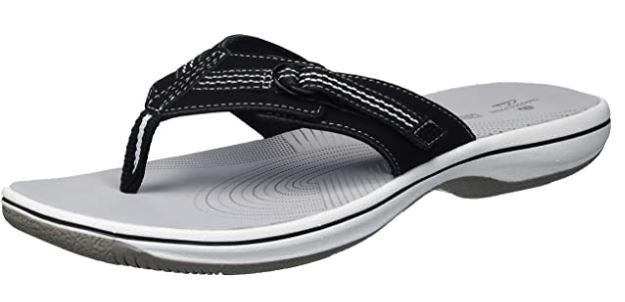 CLARKS Footwear Women's Brinkley Sun FLIP-FLOP Black
