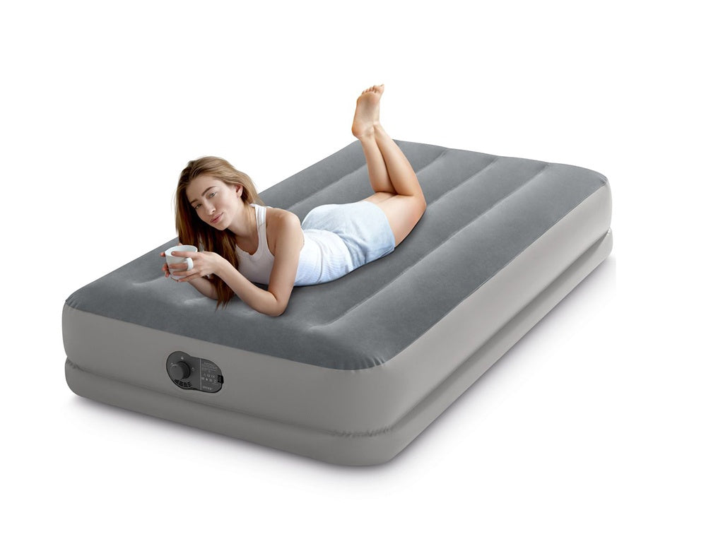 INTEX Mattress Air 64112 39" X 75" X 12" 1P Dura Beam Standard with Pump