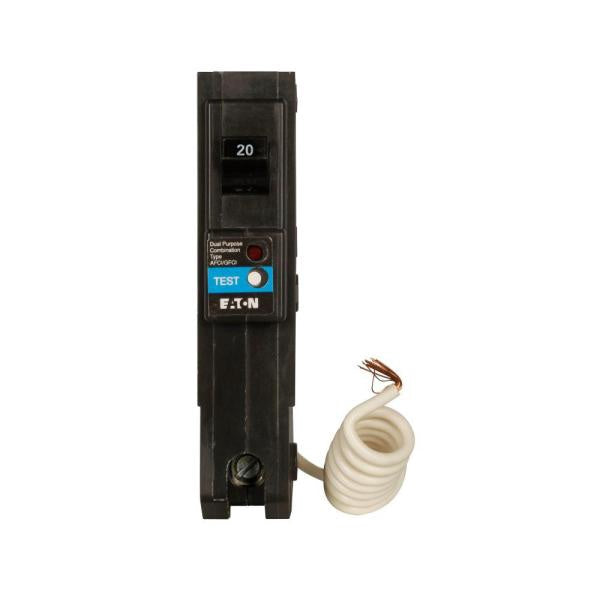 EATON Breaker Gfci Arc Fault 20A S/POLE BRLAFGF120CS