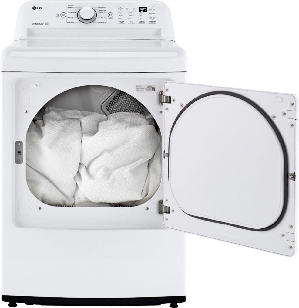 LG Dryer DLG7001W Gas English Panel