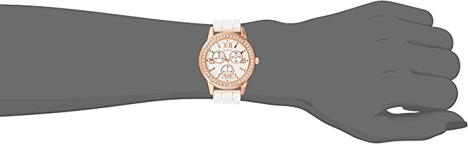XOXO Watch Women XO8081 Analog Display Japanese Quartz White