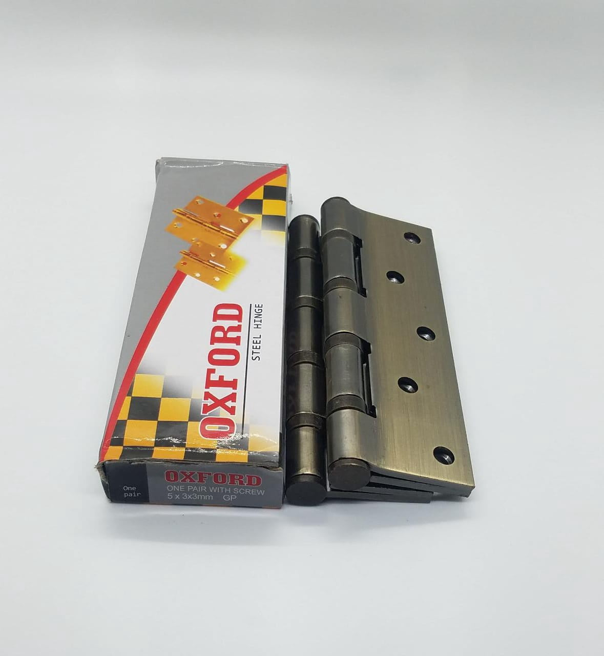 OXFORD Butt Hinges 5" X 3" with Screw Antique Bronze