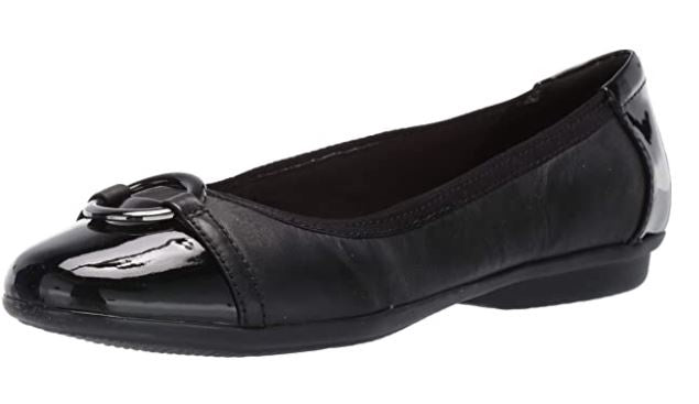 CLARKS Footwear Women's Gracelin Ballet Flat Black
