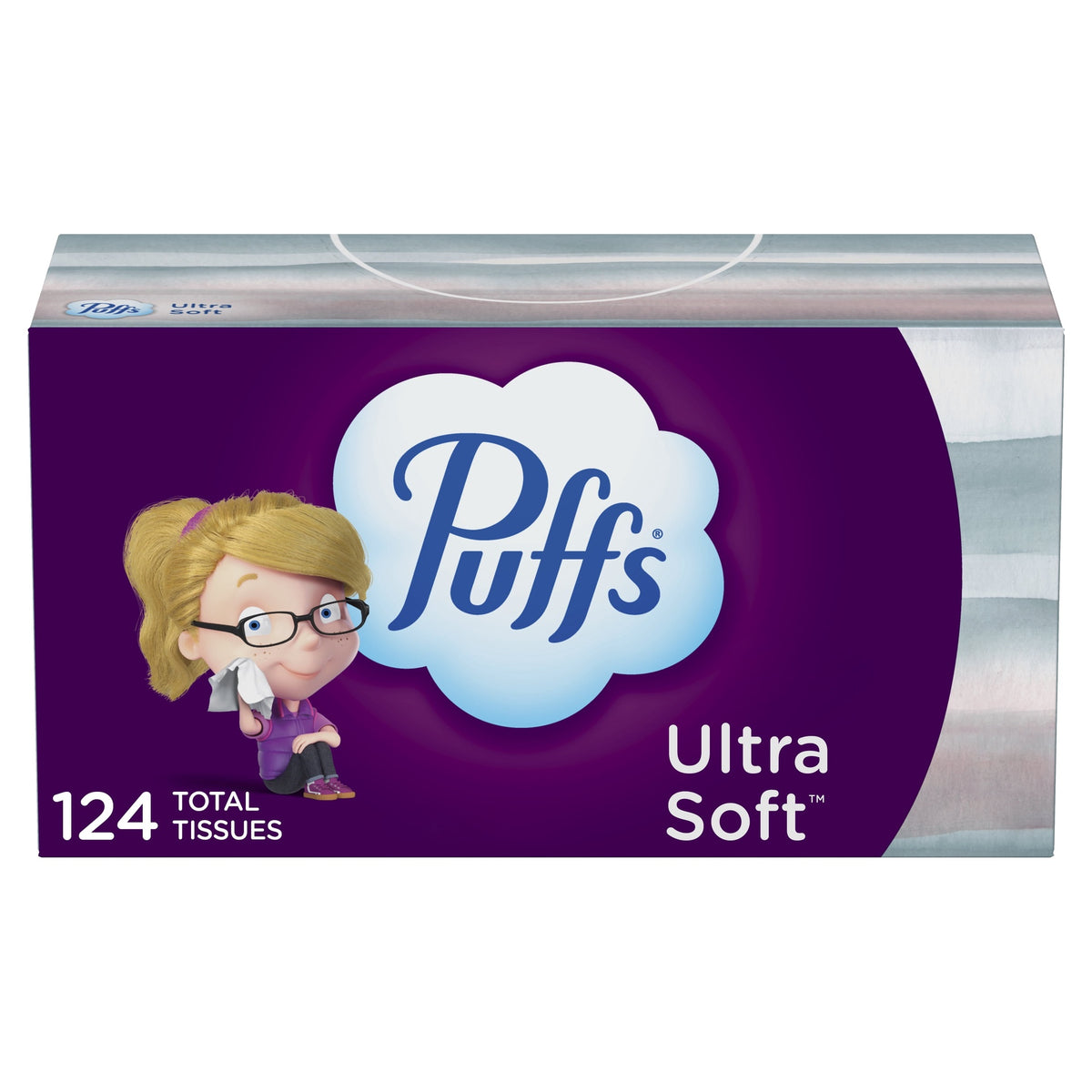 PUFFS Facial Tissue Ultra Soft NON-LOTION Family Box 124