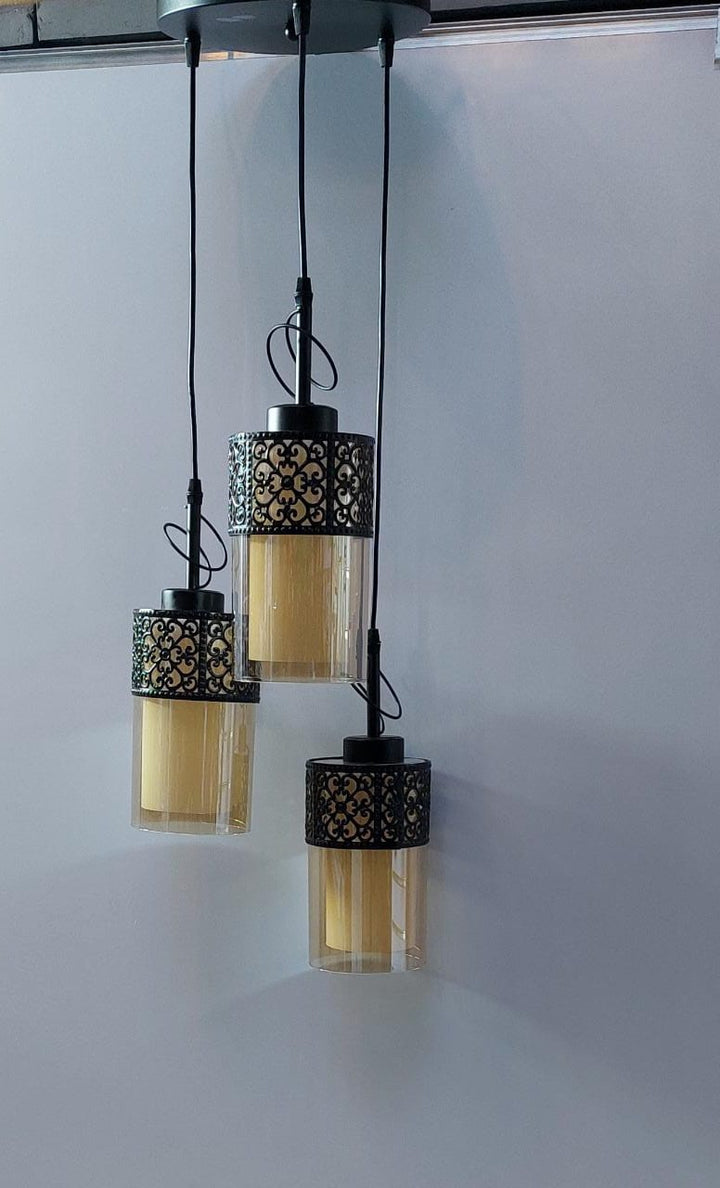 Light Fixture Pendant 3-BULB 6672/3 LED
