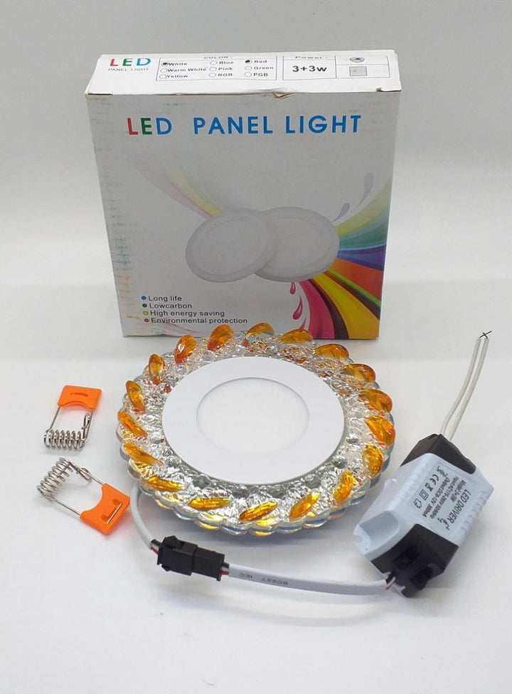 Light LED Panel 3+3W Surface 2 Color Decorative