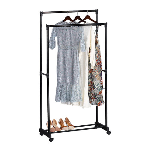 MUTBERG Clothes Rack Double Rod 29.35" X 15.35" X 61.8" HAS-SHYJ3090Q