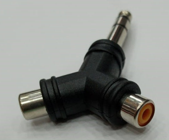 BLASTKING Plug 1 1/4 Male Stereo - 2 Rca Female Y Type I-SA142