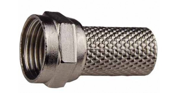 NIPPON AMERICA F Connector RG6 NF-56W SCREW-ON Silver Each
