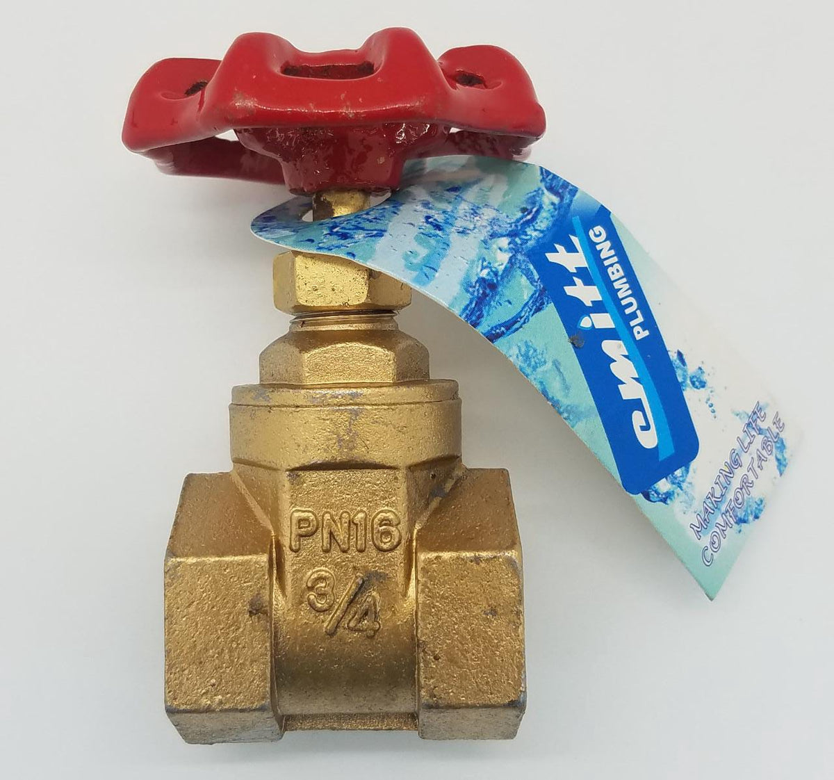 CMITT Gate Valve 3/4" Brass PN16 T.t