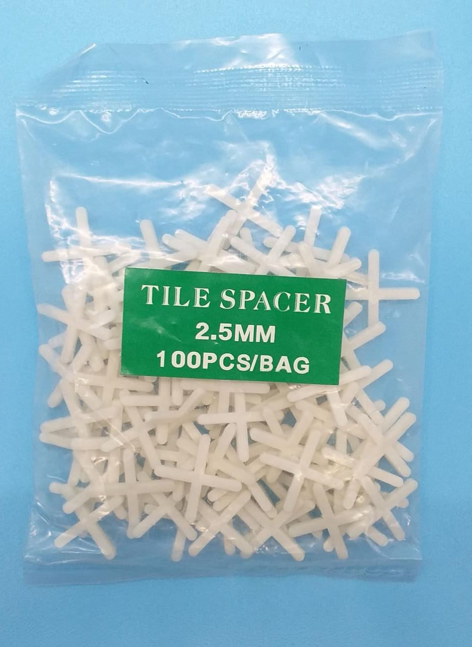 Tile Spacer 2.5MM Ch Green Tag 100PCS