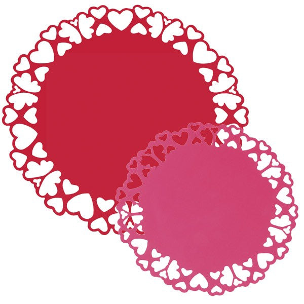 WILTON Baking Decorative Doilies 10" & 6" 4PCS 2104-0449