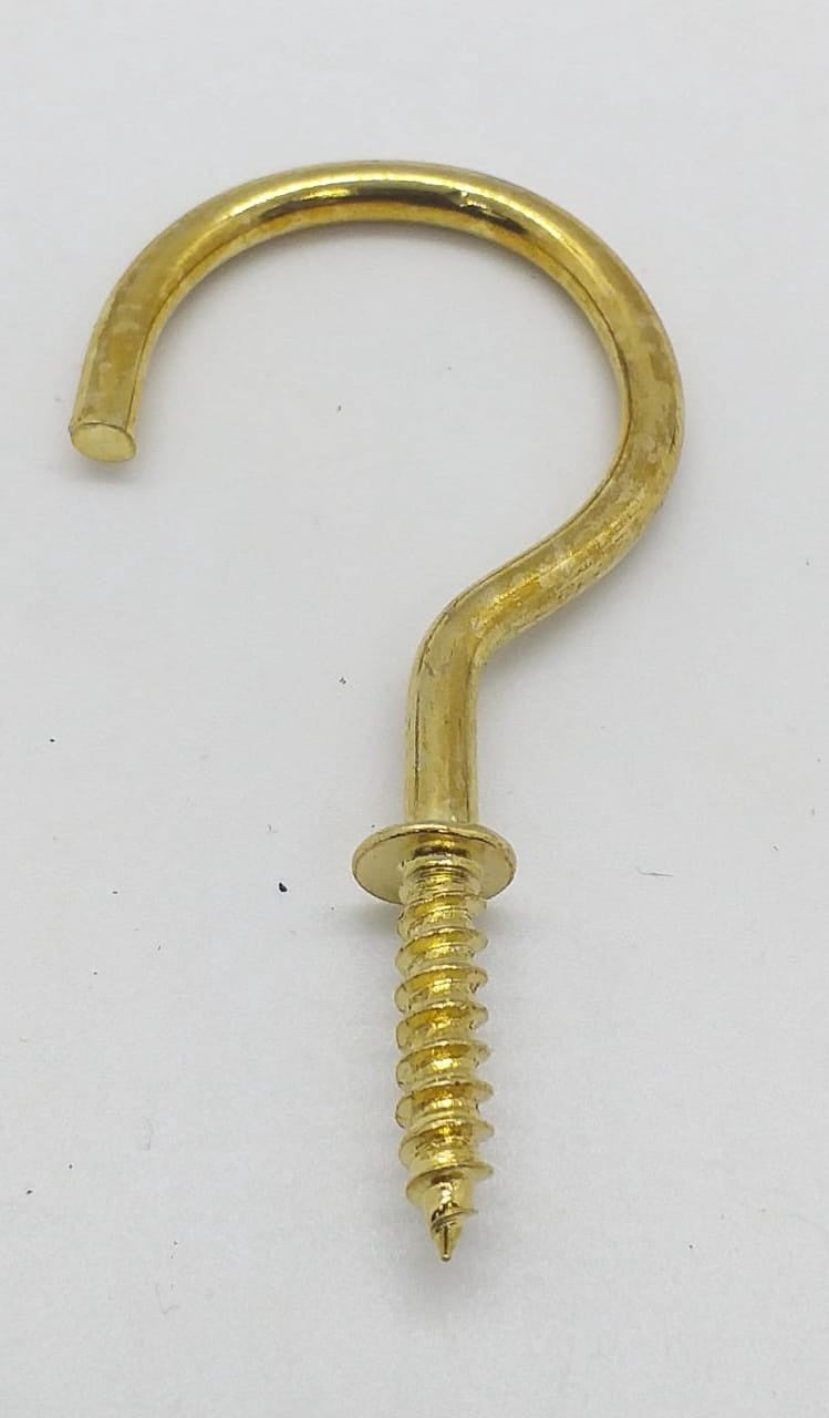 Hook Cup 2" Brass