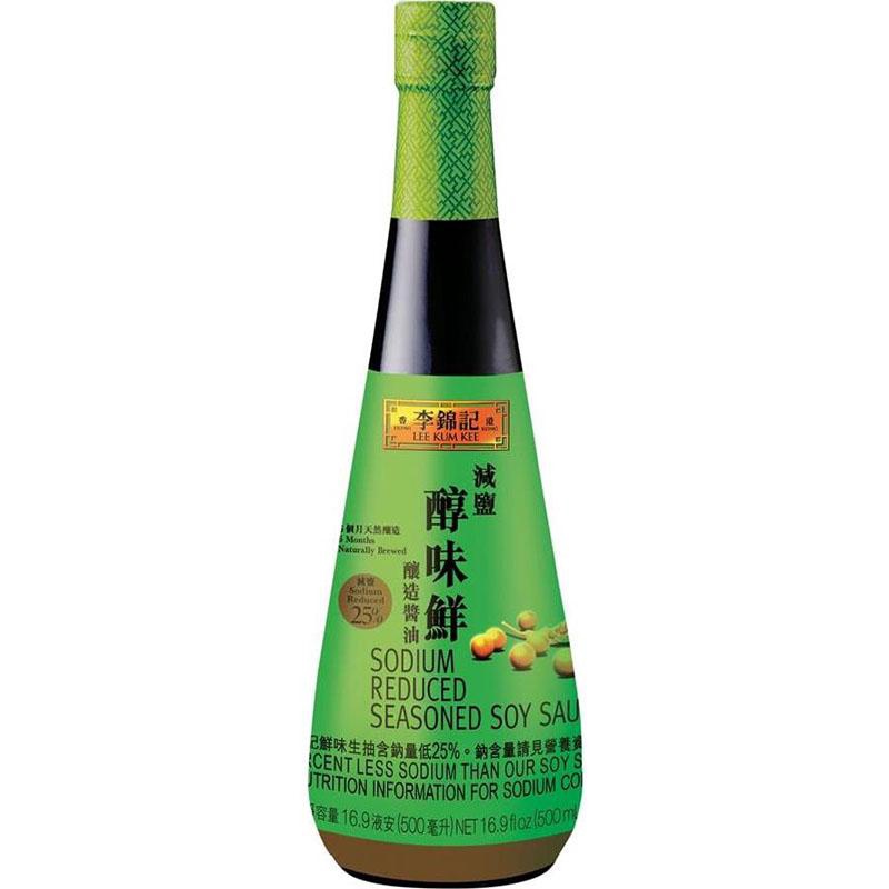 LEE KUM KEE Sodium Reduced Seasoned Soy Sauce 16.9OZ 500ML