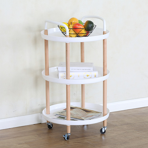 MUTBERG Trolley 3 Tier Plastic 19" X 32.3" HAS-SHZWY-03M