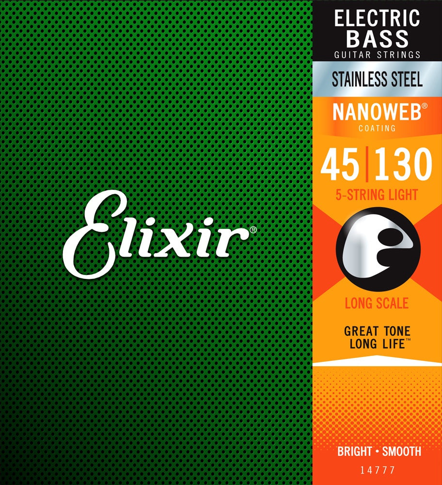 ELIXIR Guitar String 14777 Bass S/S 5ST Lig