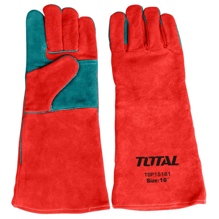 TOTAL Gloves Welding Leather TSP15161 16"