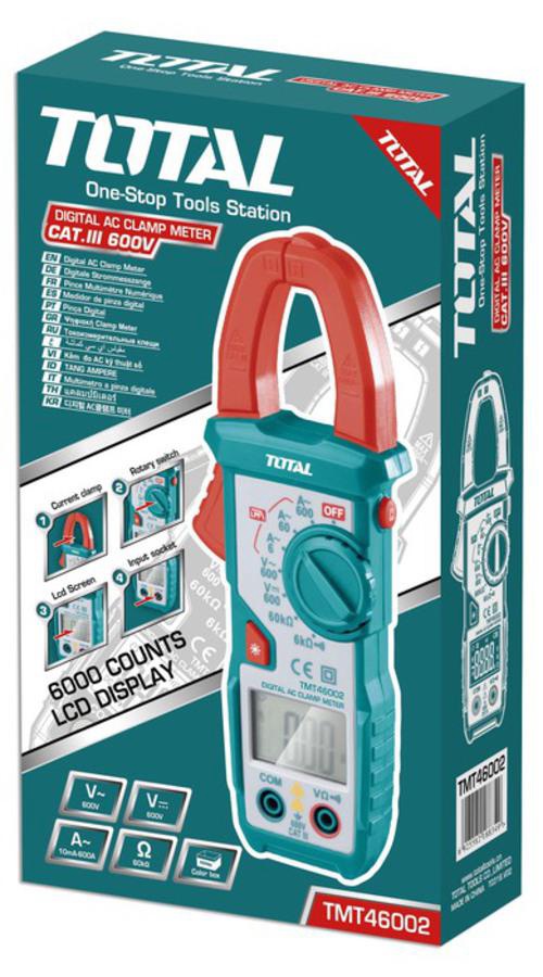 TOTAL Multimeter TMT46002 Clamp