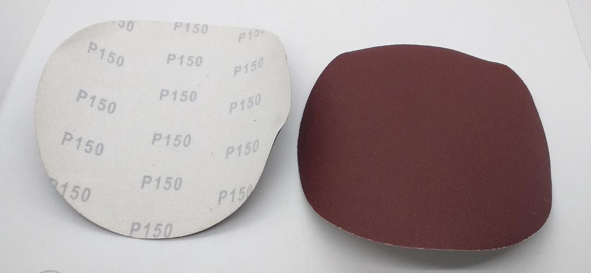 Sand Disc Velcro 7" P150 White Back