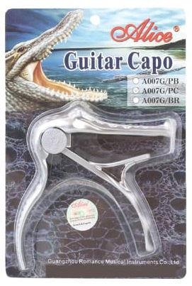 ALICE Guitar Capo A007G/PC Silver Alloy Acoustic
