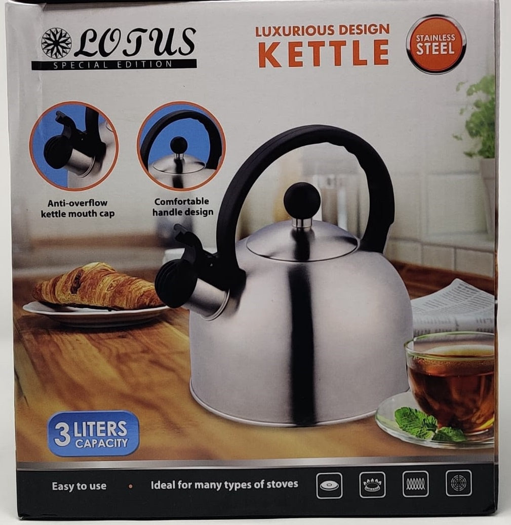 LOTUS Kettle KPL-515 3L Stainless Steel Non Electric