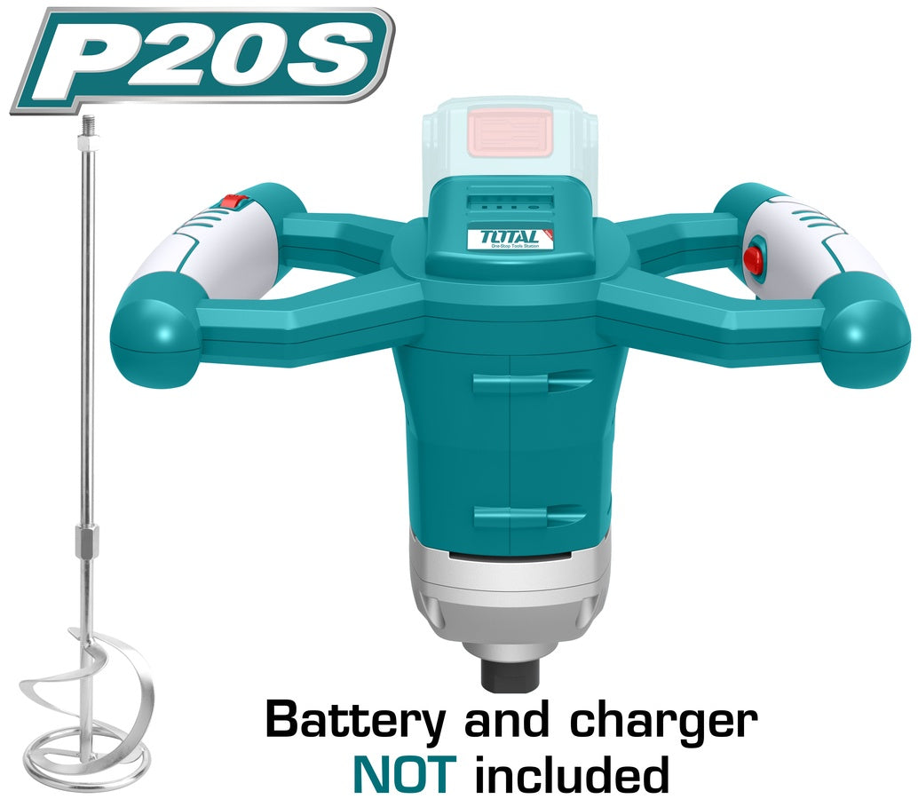 TOTAL Mixer TMXLI2001 20V LITHIUM-ION