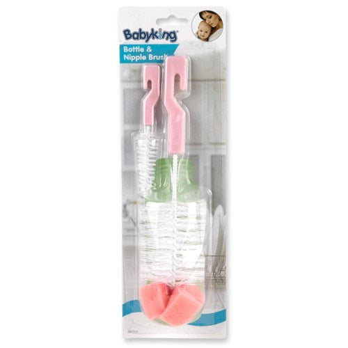 BABYKING Baby Bottle & Nipple Brush BK504