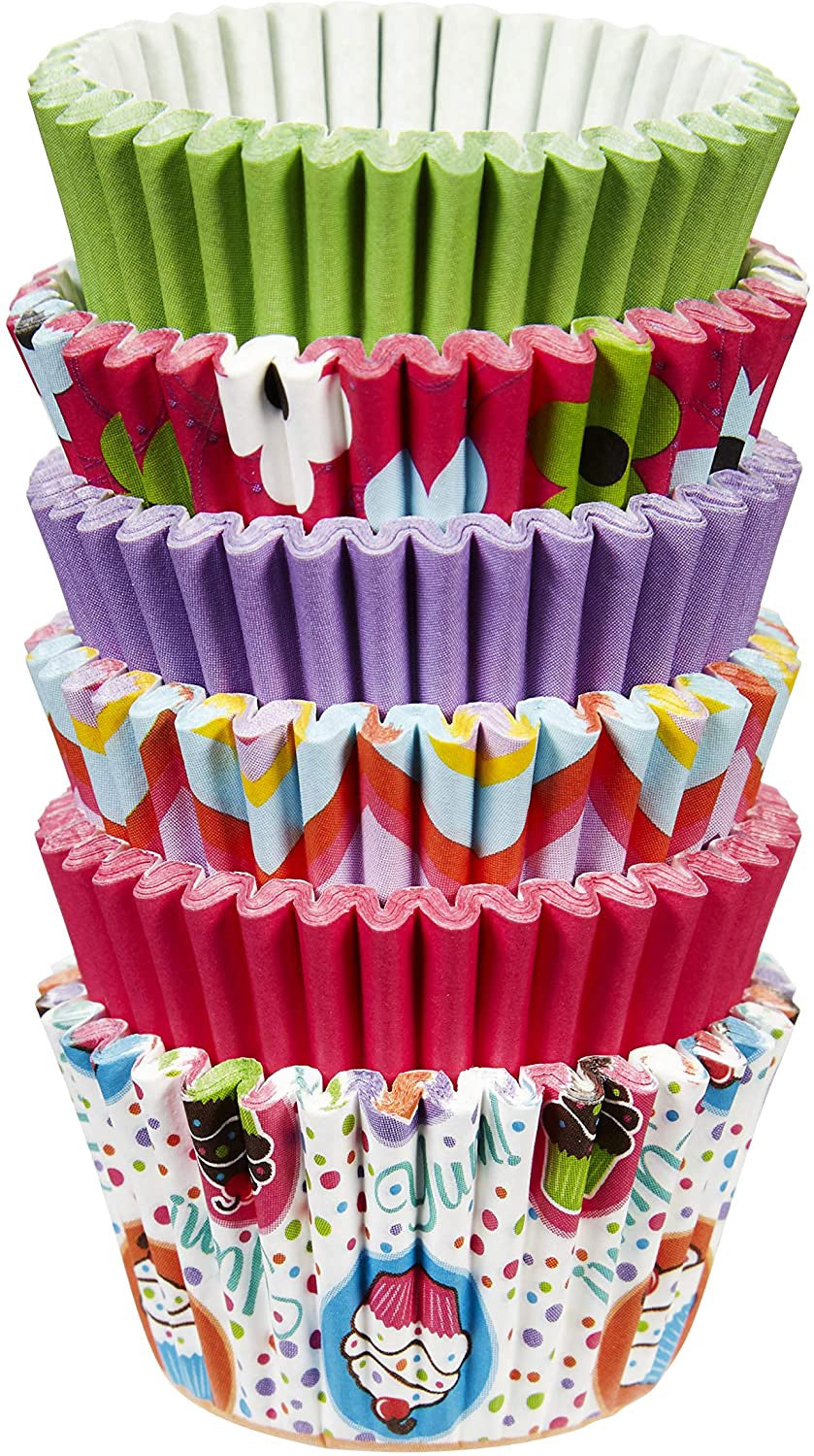 WILTON Baking Baking Cups 150PCS Mini Multicolor 415-2188