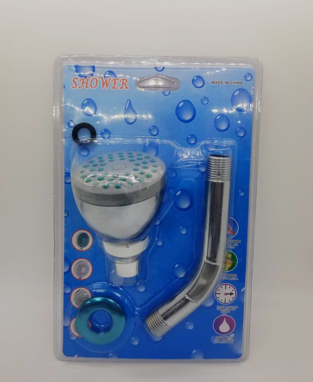 Shower Rose 1/2" W/POLE