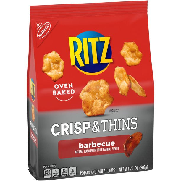 NABISCO Ritz Crisp & Thins Barbecue Chips
