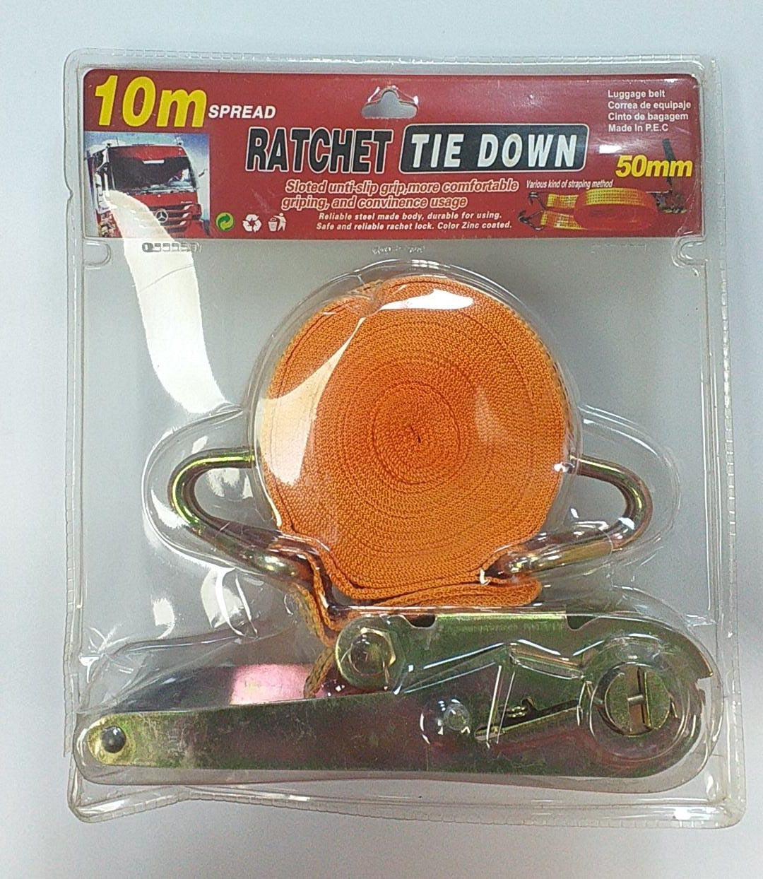 Ratchet Tie Down 10M Spread Orange 6600LB