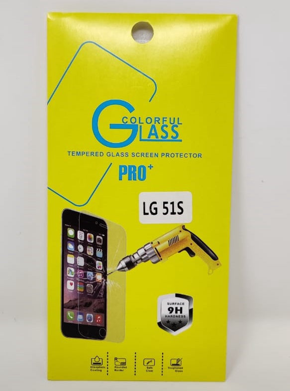 GENERIC Phone Screen Protector for Lg 51S Tempered Glass Pro+ Colorful Glass