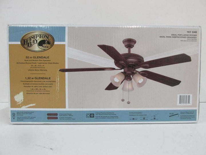 HAMPTON BAY Fan 52" Ceiling 161-646