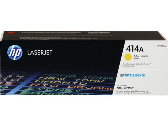 HP Computer Printer Toner 414A Yellow W2020A