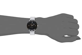 ANNE KLEIN Watch Women's Ak DIAMOND-ACCENTED Ceramic Bracelet 3365GYWT