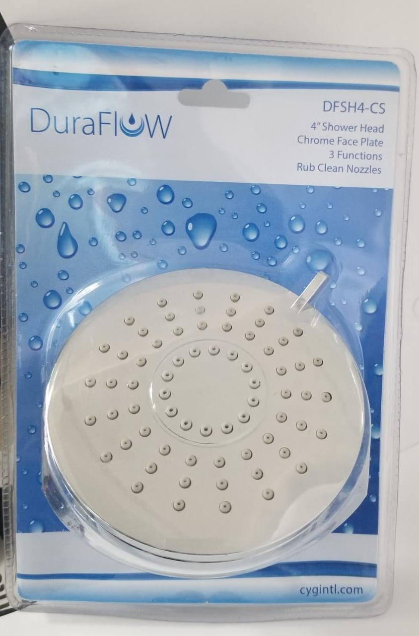 DURAFLOW Shower Head 4" DFSH4-CS 3 Function