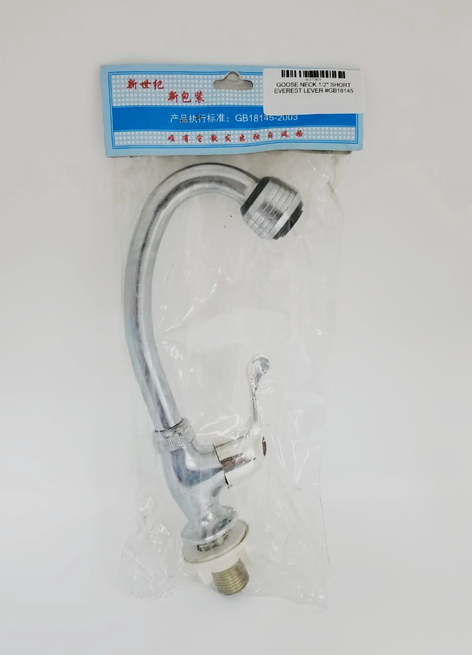 EVEREST Goose Neck 1/2" Short Lever #GB18145