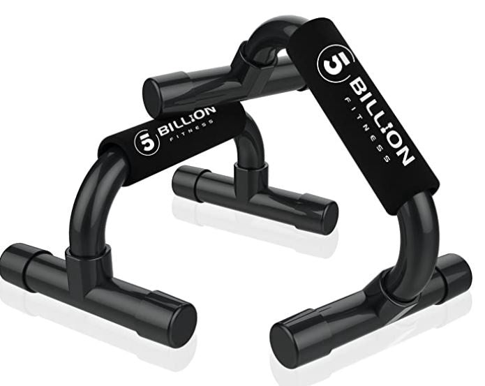 5BILLION Gym Push Up Bars Black