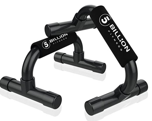 5BILLION Gym Push Up Bars Black